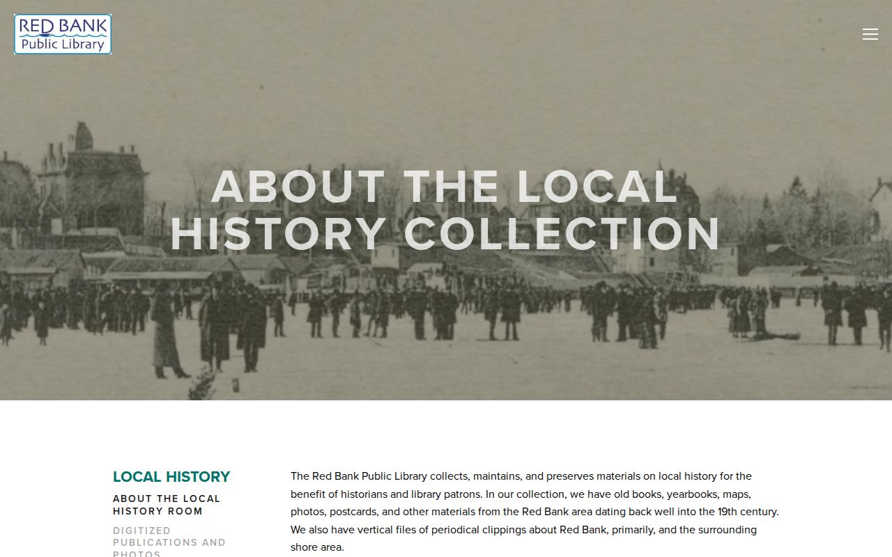 Monmouth County city directory Red Bank Local History Room resources